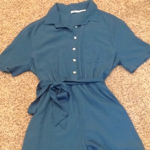 Blue Romper